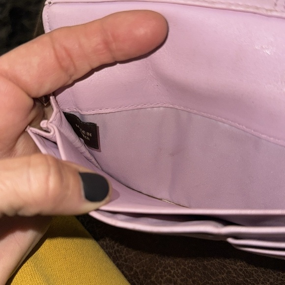 Coach Purple Women's Wallet - Picture 6 of 7